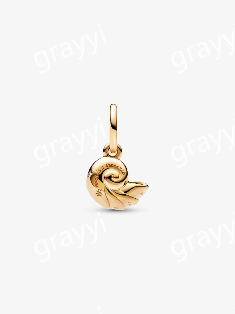 Pandora Disney The Little Mermaid Enchanted Shell Dangle Charm